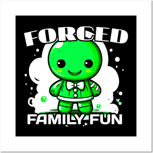 Forced Family Fun Gingerbread Man Posters and Art